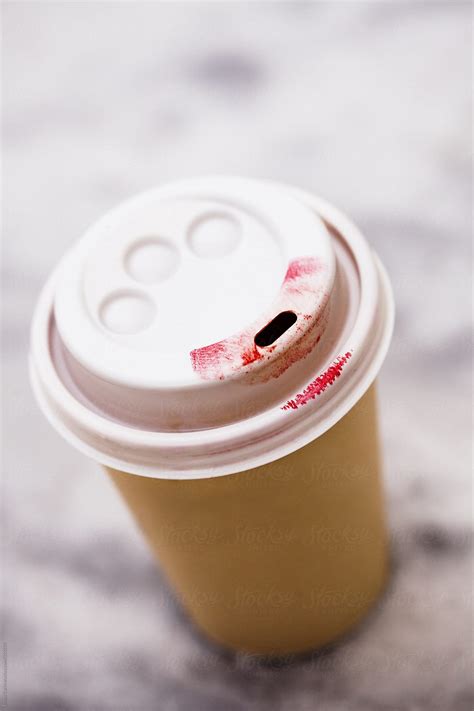 Lipstick Stained Disposable Coffee Cup By Stocksy Contributor Eldad