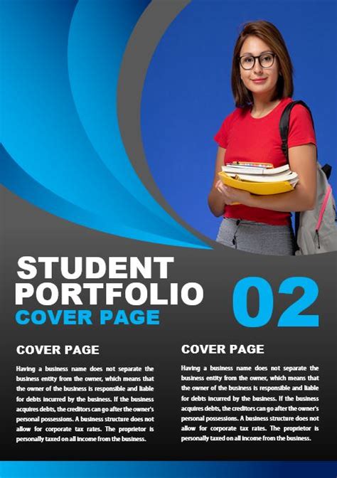 35 Best Free Portfolio Cover Page Examples In Ms Word 2023