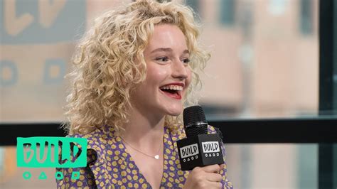 Celebrity interview question examples what advice do you have for kids who want to be actors/actresses? Julia Garner Discusses Netflix's "Ozark" - YouTube