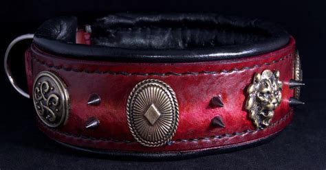 Aranthos Handmade Luxury Leather Dog Collar Leather For Pets