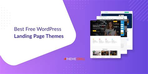 Best Free Wordpress Landing Page Themes For