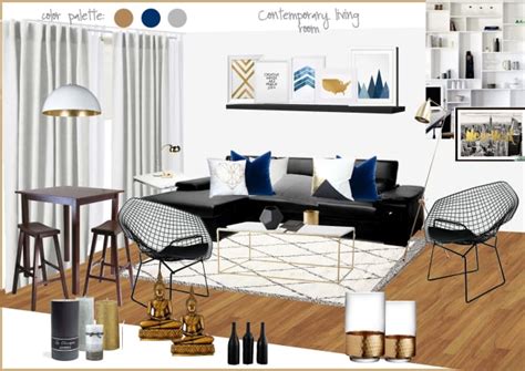 Create a beautiful interior design moodboard by Magdawes