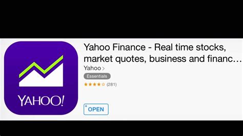It takes just a few minutes to set up, and you don't have to visit a bank to open an account. Yahoo Finance App Review - YouTube