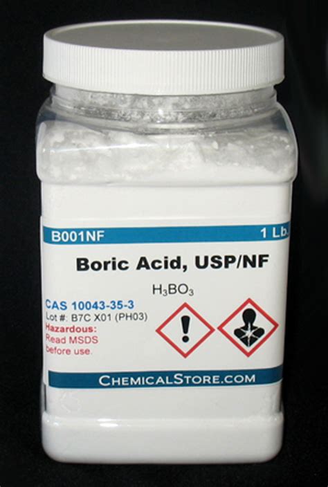 Boric Acid Nfusp Grade Powder