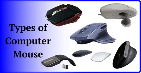 Types Of Computer Mouse More Than 15 Mouse Types Explained