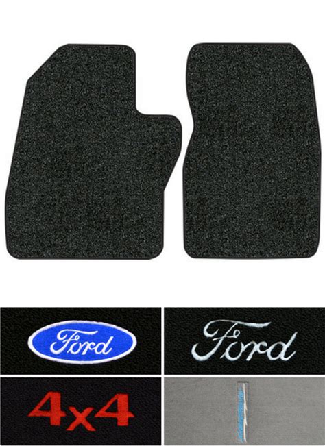 1988 1996 Ford F 150 Floor Mats 2pc Cutpile Fits Extended Cab Ebay
