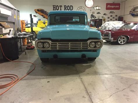 1959 Ford F100 Pickup Fresh Restoration Street Rod Hot Rod Truck For Sale