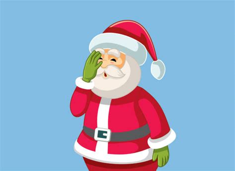 Confused Santa Illustrations Royalty Free Vector Graphics And Clip Art