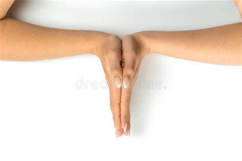 Stretching Hand Woman Hand Massage Carpal Tunnel Syndrome Protection Stock Image Image Of