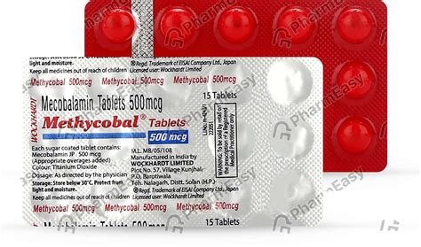 Methycobal 500 Mcg Tablet 15 Uses Side Effects Price And Dosage
