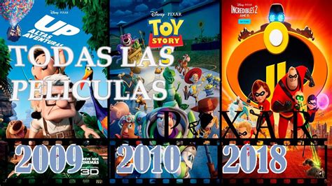 Todas Las PelÍculas De Disney Pixar Cronología Cinematográfica