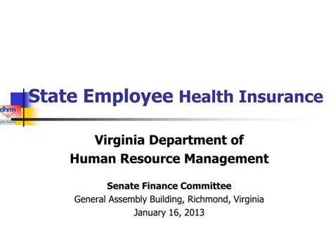 This guide presents federal employees and retirees on their life insurance benefits and the questions that they need to ask about their choices and need for coverage under the federal employee group. PPT - State Employee Health Insurance PowerPoint Presentation, free download - ID:2445391
