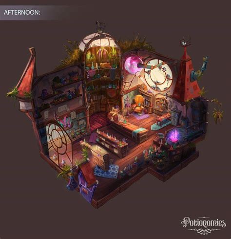 Voracious Games Potionomics Potion Shop Afternoon By Atomhawk Concept