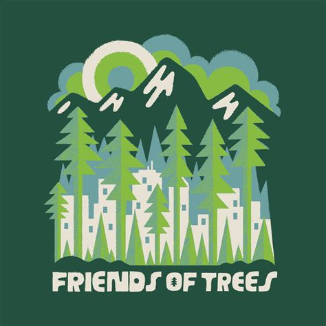 Friends Of Trees Logo Mural Art Design Logo Design Creative Website