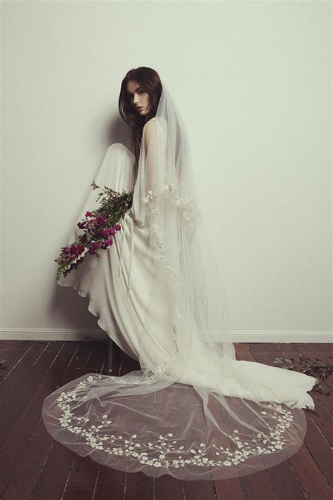 Everley Bridal Veil Wedding Veils Bo Luca Online Bridal Shop