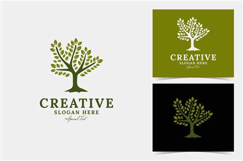 Creative Tree Logo Vector Design Perfect For Company Logo Or Branding