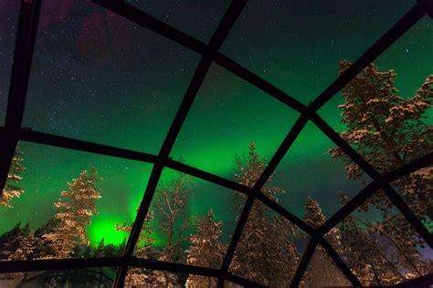 kakslauttanen glass igloos watch the northern lights from your bed artofit