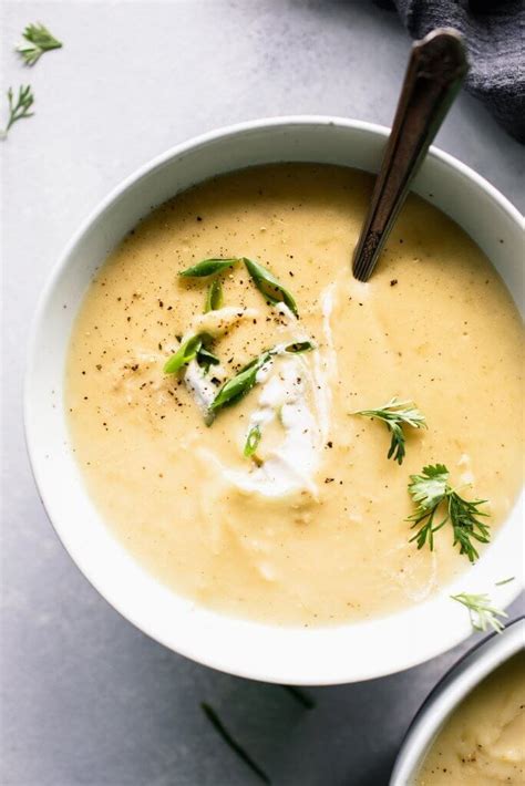 Healthy Potato Leek Soup Recipe Without Cream