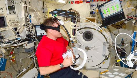 astronauts are training in space with vr devices that look goofier than airvr upload