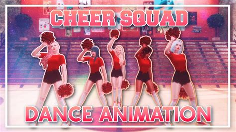 The Sims 4 Cheer Squad 💃 Animation Download Youtube