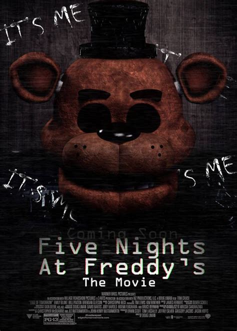 Five Nights At Freddys The Movie Poster Fanmade By Thesitcixd Five