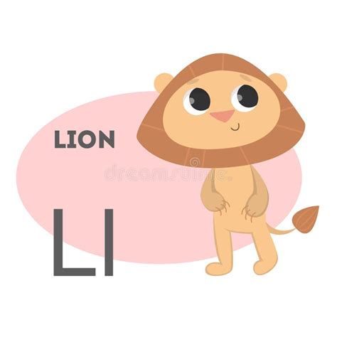 Lion With Alphabet Stock Illustration Illustration Of Poster 70064168