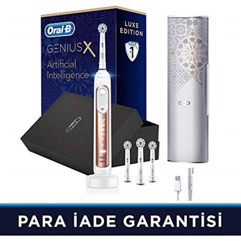 Oral B Genius X Luxe Edition Yapay Zeka Destekli Arj Fiyat