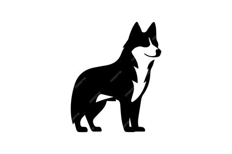 Premium Vector Dingo Wolf Icon