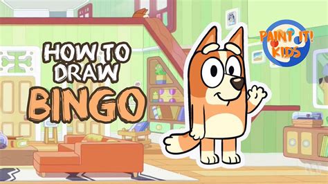Drawing For Kids How To Draw Bingo Art For Kids Cute Drawings