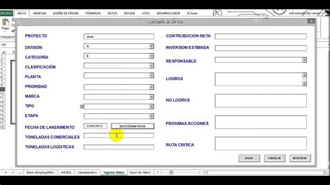 Sistema De Contraseña Para Un Formulario De Excel Y
