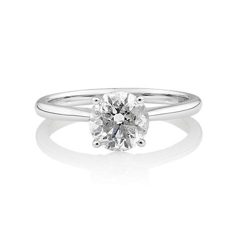Evermore Certified Solitaire Engagement Ring With 150 Carat Tw Diamond
