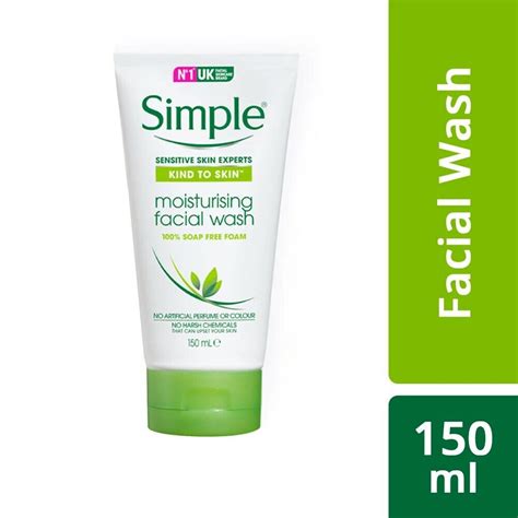 Simple Moisturising Facial Wash 150ml Ebay