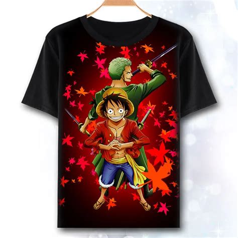 2017 New One Piece Luffy T Shirt Casual Tshirt O Neck Man T Shirt Boys