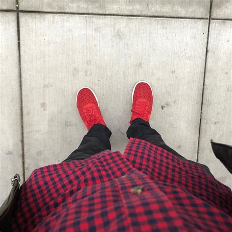 Red Sneakers Mens Outfit