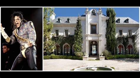 Michael Jacksons House In Beverly Hills Los Angeles Where He Spent