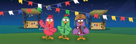 Curti a pag no facebook e de sugestões : Noite de São João - Site Oficial da Galinha Pintadinha