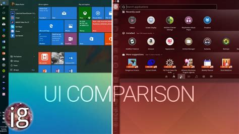 Windows 10 Vs Linux Ui Comparison Youtube