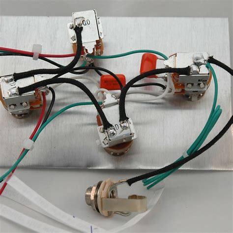 Occasionally, the cables will cross. Les Paul "Jimmy Page" Wiring Harness - Handcrafted | Reverb
