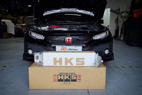 hks intercooler full kit honda civic type r fk8 race division