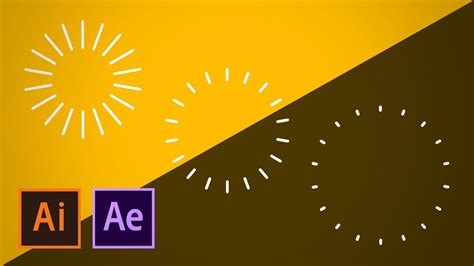 After Effects And Illustrator Easy Smooth Circle Burst Tutorial Youtube