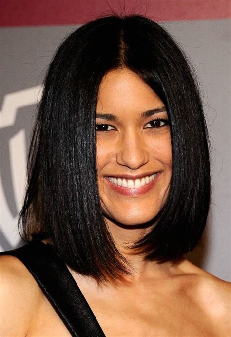 Credit chic straight bob hairstyles with purple tones on black hair. 29 Awesome Bob Haircuts for Women - Pretty Designs