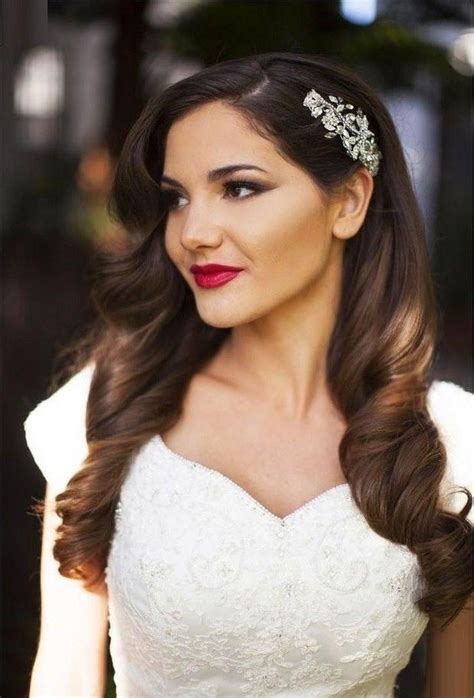 15 Inspirations Long Hairstyles Down For Wedding