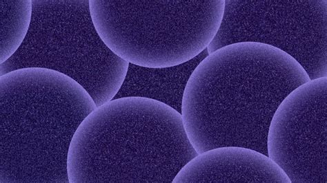 An Abstract Biology Themed Clipart Design Of Purple Cells Overlapping
