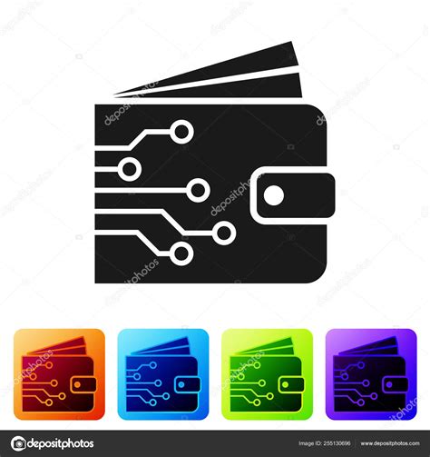 Compare all bitcoin ethereum and litecoin wallets online, hardware and mobile crypto and btc wallets. Black Cryptocurrency wallet icon isolated on white ...