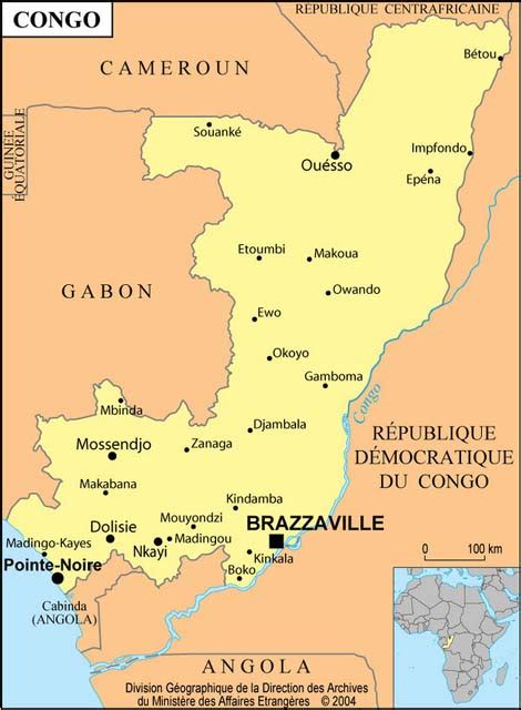 Carte Et Repères Sur Le Congo Brazzaville Ritimo