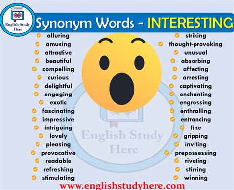 Synonym Words With O In English English Study Here