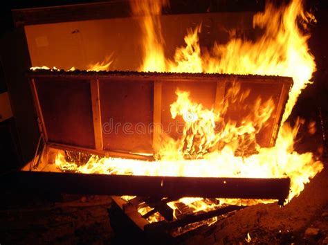 Bed On Fire Stock Photo Image Of Frame Inferno Flame 6110480