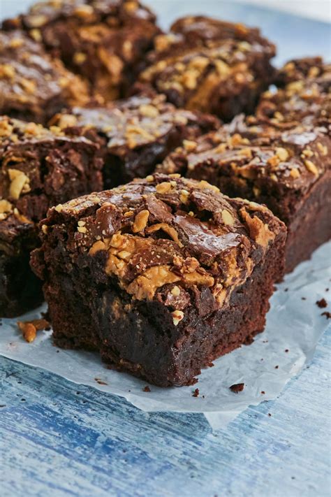 ultimate chocolate peanut butter brownies bigger bolder baking