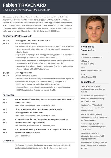 CV canadien  exemple de CV format Canada/Québec + pvt