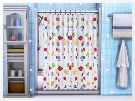 Xtreme Shower Curtains By Oldbox At All 4 Sims Sims 4